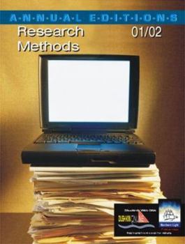 Paperback Annual Editions: Research Methods 01/02 Book