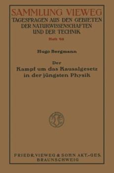 Paperback Der Kampf Um Das Kausalgesetz in Der Jüngsten Physik [German] Book