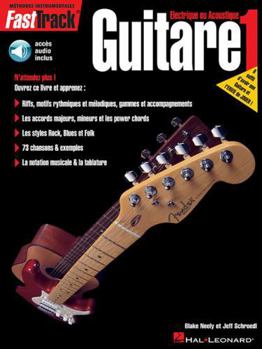 Misc. Fasttrack Guitar Method - Book 1 - French Edition (Book/Online Audio) Book