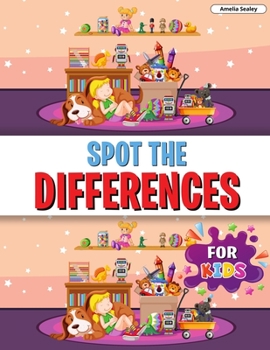 Paperback Spot the Differences for Kids: Find the Differences Book for Kids, A Fun Search and Find Book for Children Book