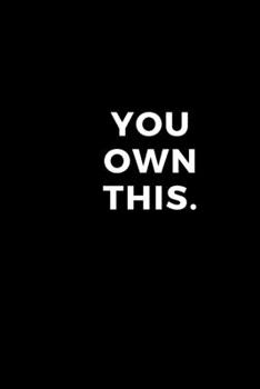 YOU OWN THIS|GRADUATION|ENTREPRENEUR||BUSINESS GIFT NOTEBOOK