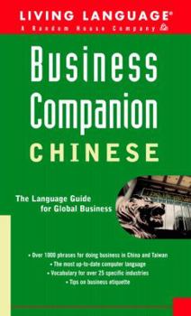 Paperback Business Companion: Chinese (Mandarin) Handbook [Large Print] Book