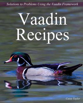 Paperback Vaadin Recipes Book
