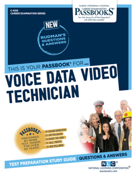 Paperback Voice Data Video Technician (C-4129): Passbooks Study Guide Volume 4129 Book