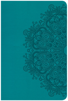 Imitation Leather CSB Compact Ultrathin Reference Bible, Teal Leathertouch Book