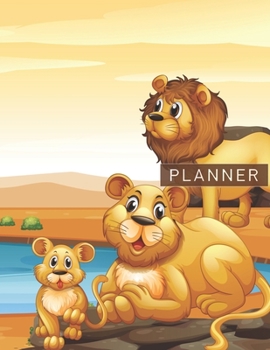 Planner: Wild Safari Animals 2 Year Monthly Planner with Note Pages (24 Months) | Jan 2020 - Dec 2021 | Month Planning | Appointment Calendar Schedule | Plan Each Day, Set Goals & Get Stuff Done