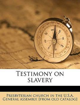 Paperback Testimony on Slavery Book
