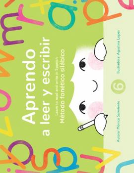 Paperback Aprendo a Leer y Escribir, Libro 6, M?todo Fon?tico Sil?bico/ Learn to Read and Write in Spanish, Book 6 Book