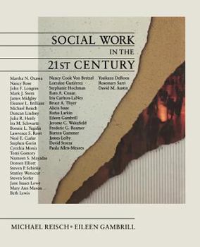 Paperback Social Work in the 21st Century Book