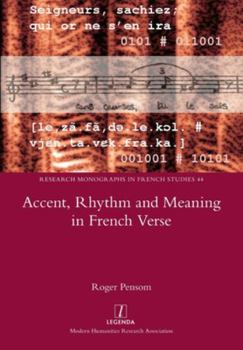 Paperback Accent, Rhythm and Meaning in French Verse Book