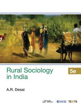 Paperback Rural Sociology in India Book