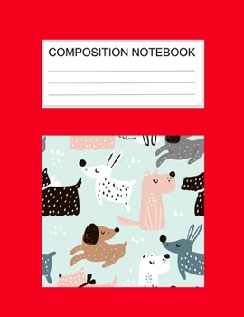 Composition notebook: Ruled (8.5 x 11 in), 110 Pages: Diary Book For Girl, Journal Notebook For Kids, Writing Journal Lined, Cute Pets green (8.5 x 11 in), 110 Pages (cute composition notebook red)