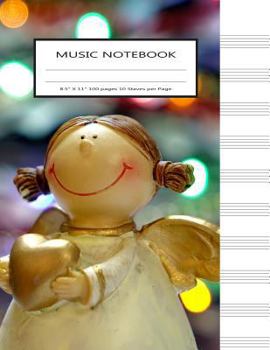 Paperback Music Notebook: Holiday Song Writing Book