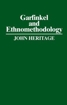 Paperback Garfinkel and Ethnomethodology Book