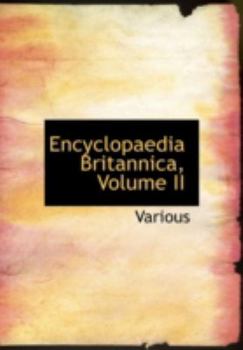 Hardcover Encyclopaedia Britannica, Volume II [Large Print] Book