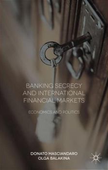 Hardcover Banking Secrecy and Global Finance: Economic and Political Issues Book