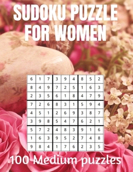 Paperback Sudoku Puzzle for Women Medium: Large Print Puzzle Book to Keep Your Mind Sharp [Large Print] Book