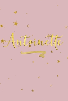 Antoinette: Personalized Journal to Write In | Rose Gold Line Journal