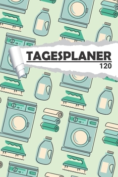 Tagesplaner Haushalt: Praktischer Terminplaner I DIN A5 I 120 Seiten I Tageskalender I Organizer für Schule, Uni und Büro (Abstrakte Tagesplaner) (German Edition)