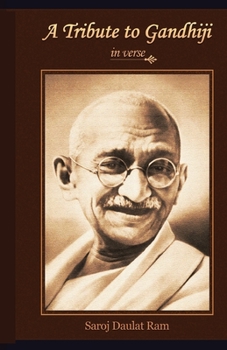 Paperback A Tribute to Gandhiji in verse Book