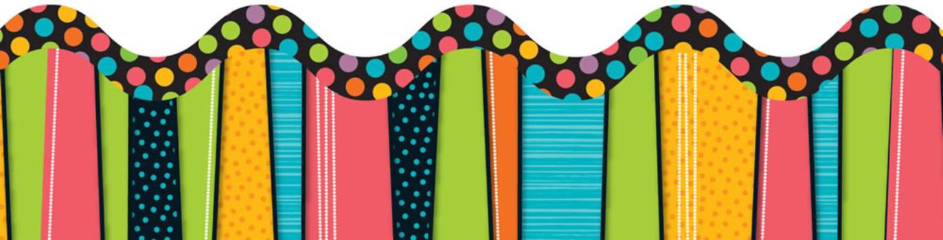Misc. Stylin' Stripes Scalloped Borders Book