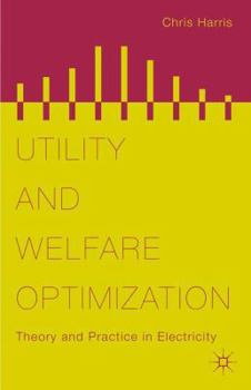 Hardcover Utility and Welfare Optimization: Theory and Practice in Electricity Book