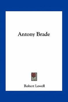 Paperback Antony Brade Book