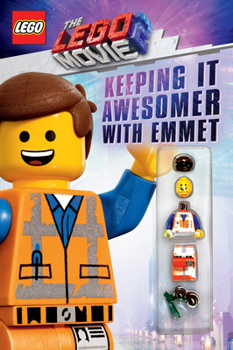 Paperback Keeping It Awesomer with Emmet [With Emmet Minifigure] Book
