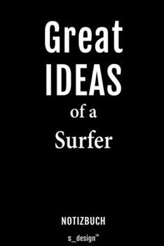 Notizbuch für Surfer: Originelle Geschenk-Idee [120 Seiten liniertes blanko Papier] (German Edition)