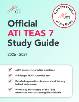 Paperback Official Ati Teas Study Guide 2026-2027 9e Book