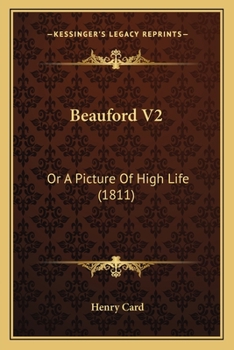 Beauford V2: Or A Picture Of High Life