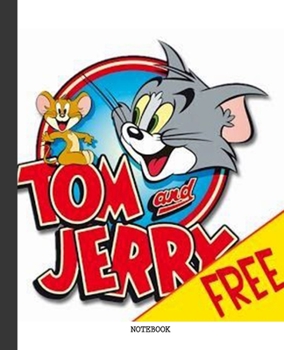 Paperback Notebook: Cartoon Tom and Jerry Soft Glossy Cover Graph Paper Pages Book 7.5 x 9.25 Inches 110 Pages Book