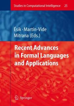 Paperback Recent Advances in Formal Languages and Applications Book