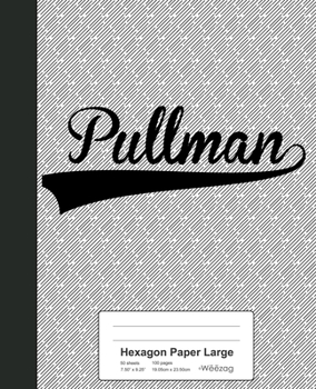 Paperback Hexagon Paper Large: PULLMAN Notebook Book