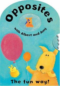 Board book Opposites with Albert and Amy Book