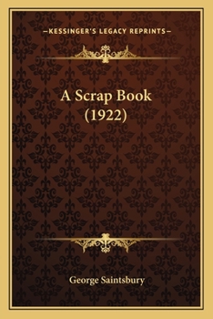 Paperback A Scrap Book (1922) Book