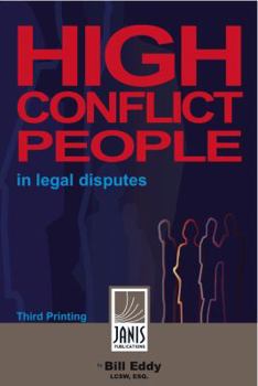 Paperback High Conflict People in Legal Disputes Book