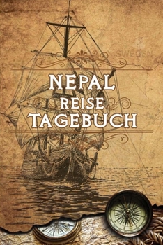 Paperback Nepal Reise Tagebuch: Gepunktetes DIN A5 Notizbuch mit 120 Seiten - Reiseplaner zum Selberschreiben - Reisenotizbuch Abschiedsgeschenk Urlau [German] Book