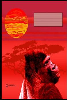 Paperback Gorilla: A5 Liniertes Schreibheft Für Schüler Und Lehrer [German] Book