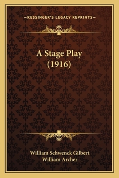 Paperback A Stage Play (1916) Book