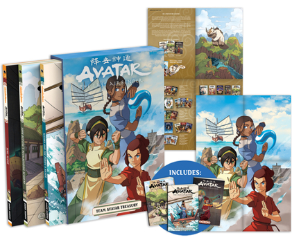 Paperback Avatar: The Last Airbender--Team Avatar Treasury Boxed Set (Graphic Novels) Book