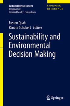 Hardcover Sustainability and Environmental Decision Making Book