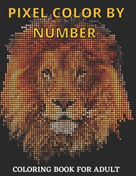 Pixel Color By Number Coloring Book For Adult: Color By Number Puzzle Quest Stress Relieving Designs For Adults Relaxation