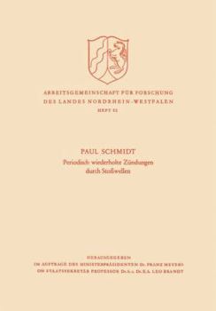 Paperback Periodisch Wiederholte Zündungen Durch Stoßwellen [German] Book