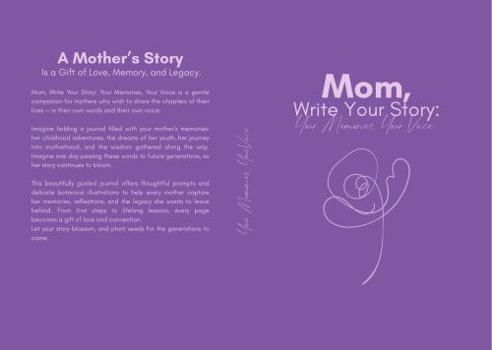 Hardcover Mom, Write Your Story: Your Memories, Your Voice Book