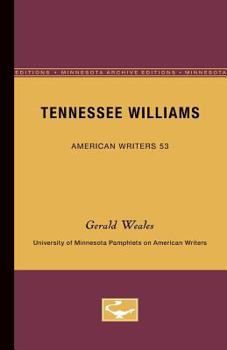 Tennessee Williams (Pamphlets on American Writers)