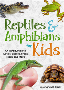 Paperback Reptiles & Amphibians for Kids: An Introduction to Turtles, Snakes, Frogs, Toads, and More Book