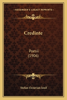 Paperback Credinte: Poesii (1906) [Romanian] Book