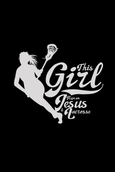 Paperback This girl jesus & lacrosse: 6x9 Lacrosse - blank with numbers paper - notebook - notes Book