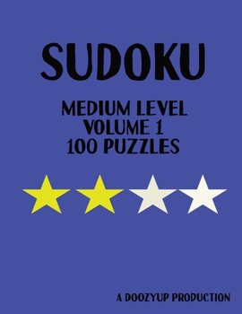 Paperback 100 sudoku puzzles medium Book